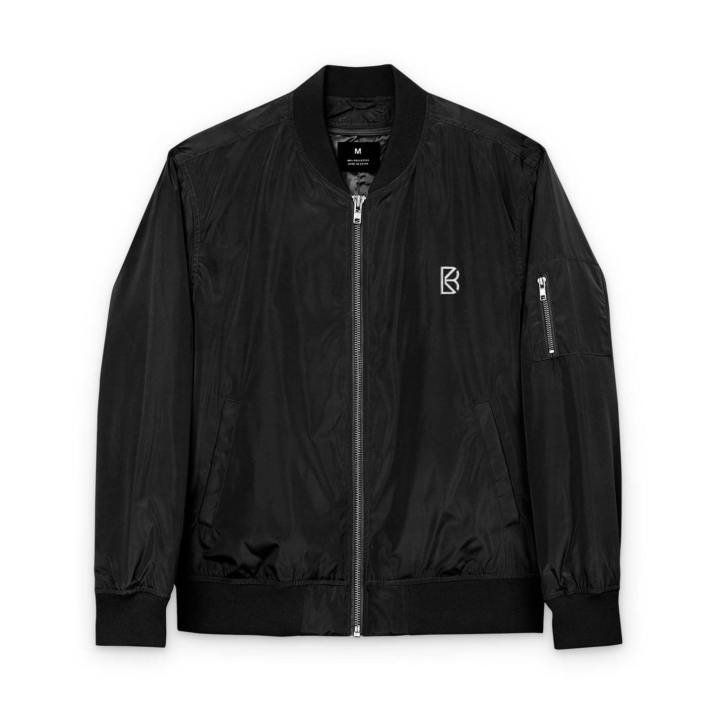 Recycled Bomber Jacket (Embroidery)