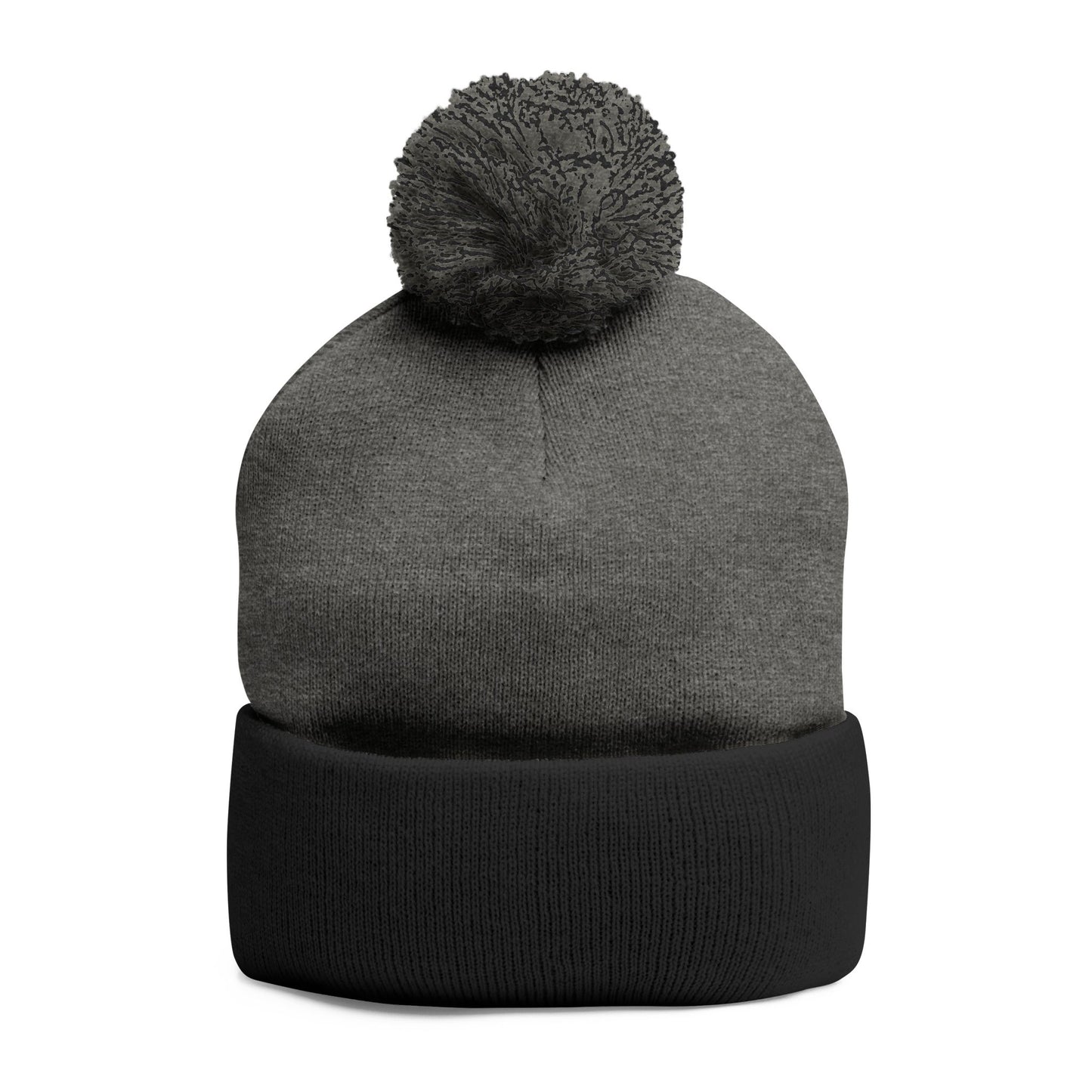 Pom-Pom Knit Cap (Embroidery)